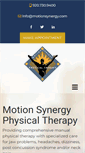 Mobile Screenshot of motionsynergy.com